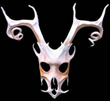 Stag Spirit Leather Mask