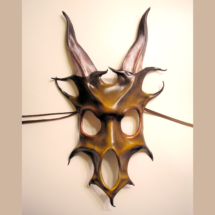 Beast Skull Leather Mask