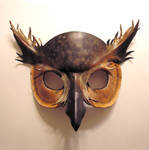 Leather Horned Owl Mask 2