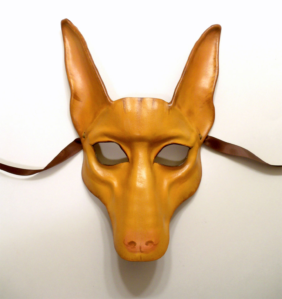 Pharaoh Hound Leather Mask