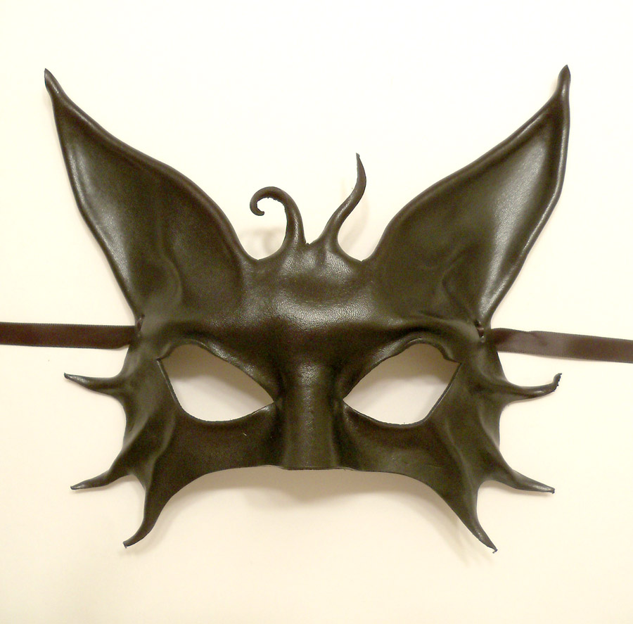 Black Cat Leather Mask