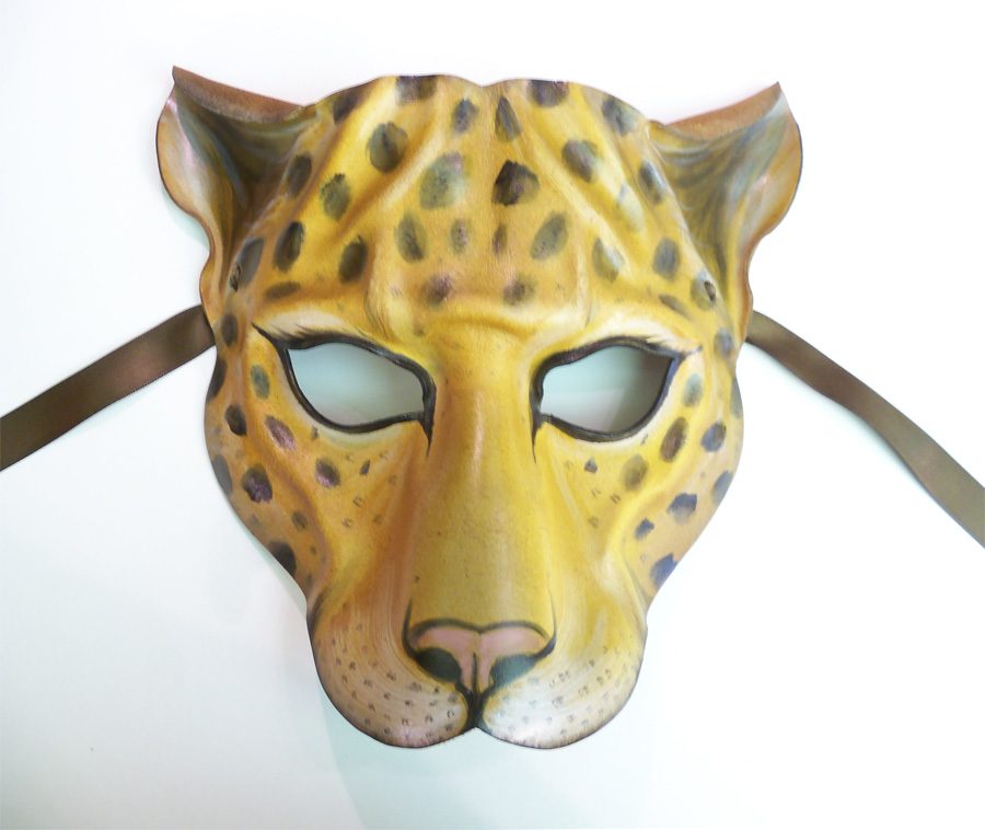 Leather Leopard Mask by Teonova