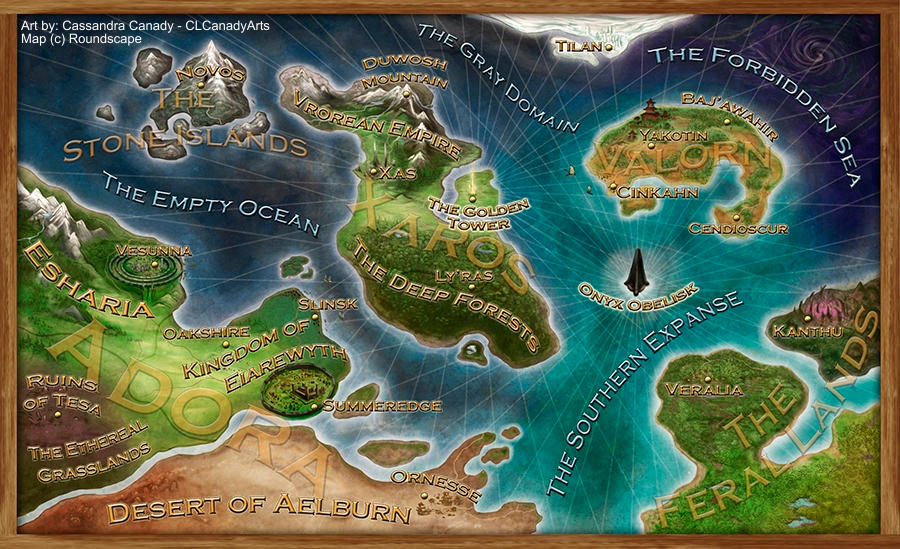 Roundscape Ii Roundscape Map by CLCanadyArts on DeviantArt