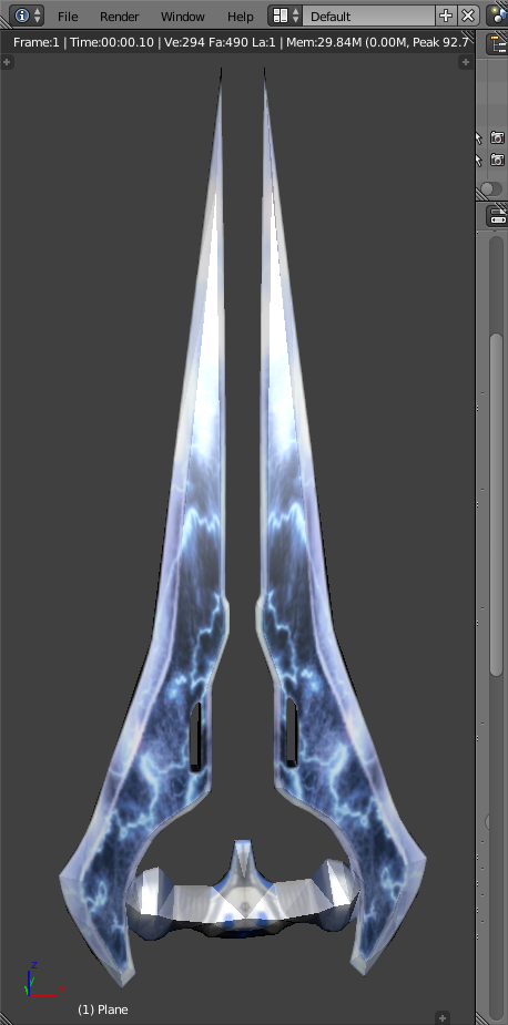 halo energy sword model with textures by Shadic-Supreme on DeviantArt