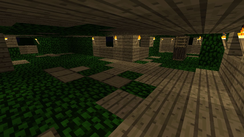 Minecraft Treehouse interior