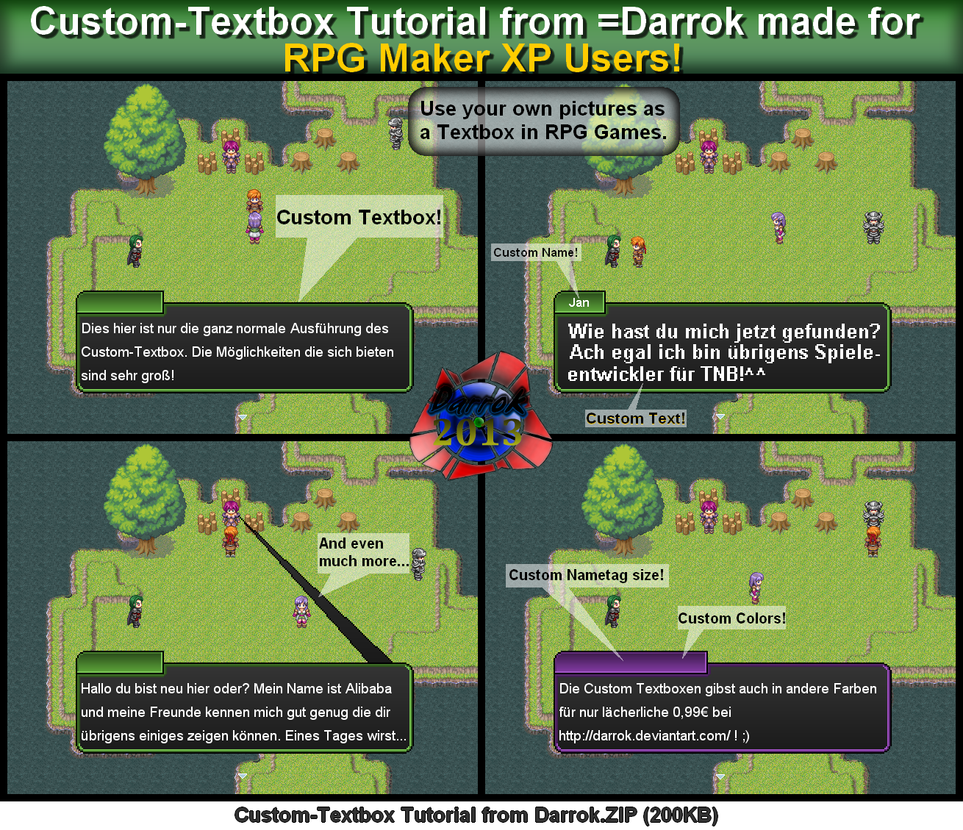 Custom-Textbox Tutorial for RPG Maker XP by Darrok on DeviantArt