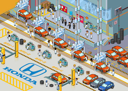 Honda Factory...