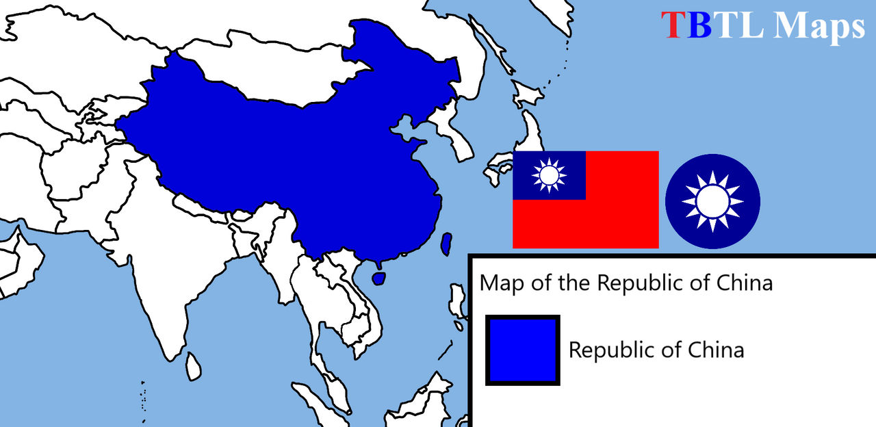 Deviantart China Map Map of the Republic of China (TBTL) by TheLanmuengArtist on DeviantArt