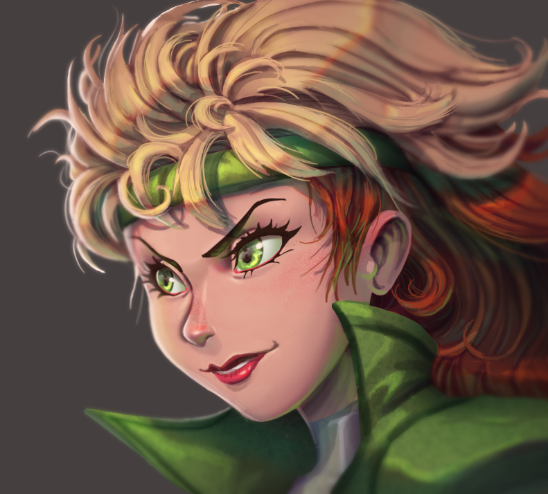 One face a day #19/365. Rogue (x-men) by Dylean on DeviantArt