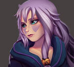 One face a day #52/365. Light (commission) by Dylean