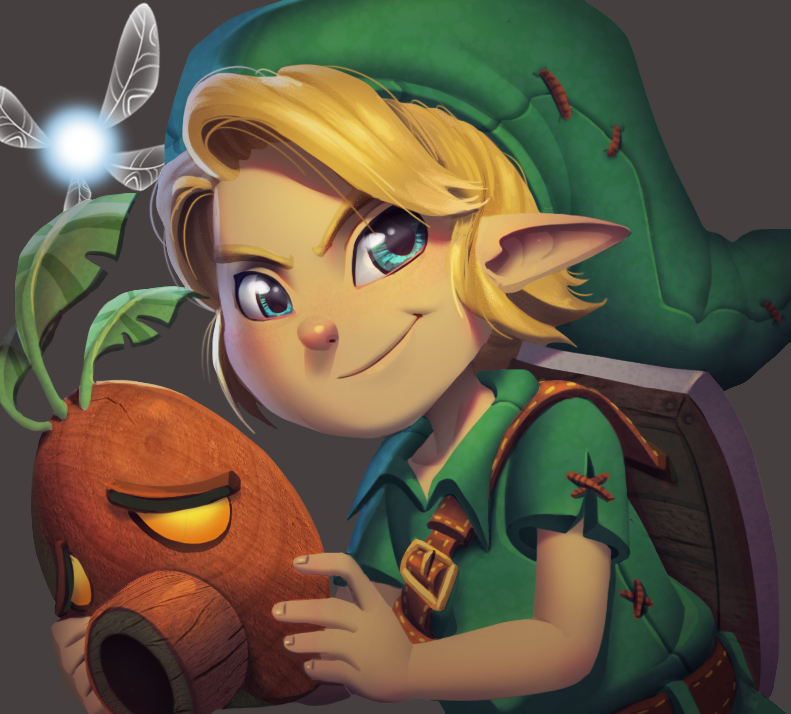 One face a day #66/365. Young Link (Majoras Mask)