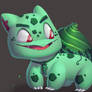 One face a day #77/365. Bulbasaur (pokemon)