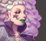 One face a day 107/365. Mira - The purple Star by Dylean