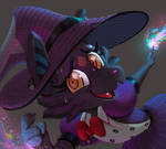 One face a day 161/365. Madison the Wolfy Witch by Dylean