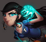 One face a day181/365 Tiara Lightstream by Dylean