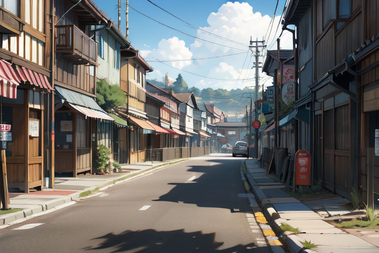 Semi-Rural Japanese Town by SvetTheFallen on DeviantArt