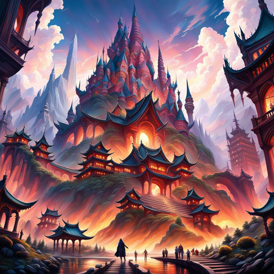 Fantasy Asian Kingdom by SvetTheFallen on DeviantArt