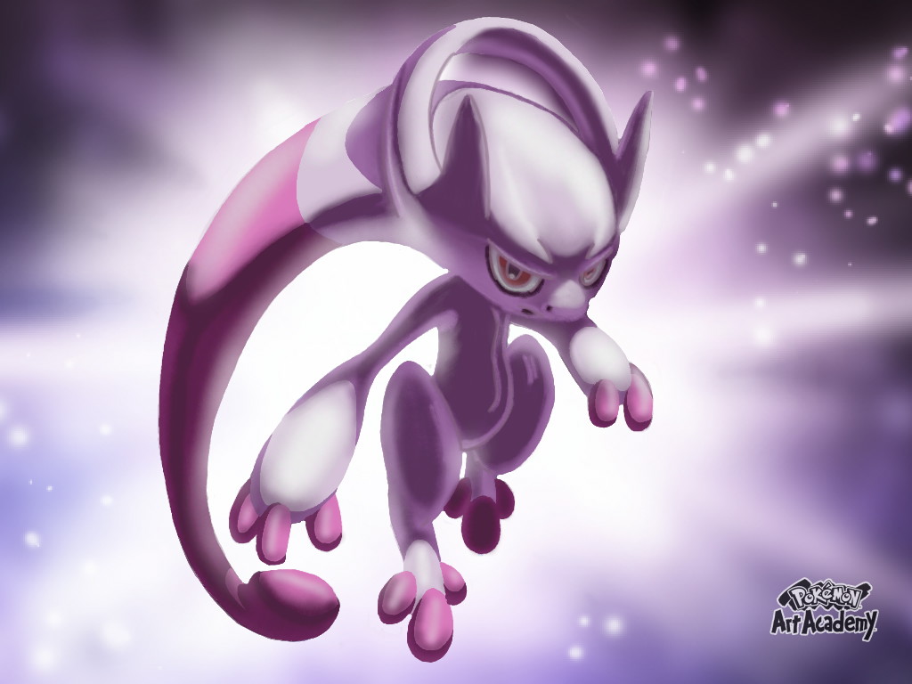 Pokemon Art Academy - Mega Mewtwo Y by LadyCharizard on DeviantArt