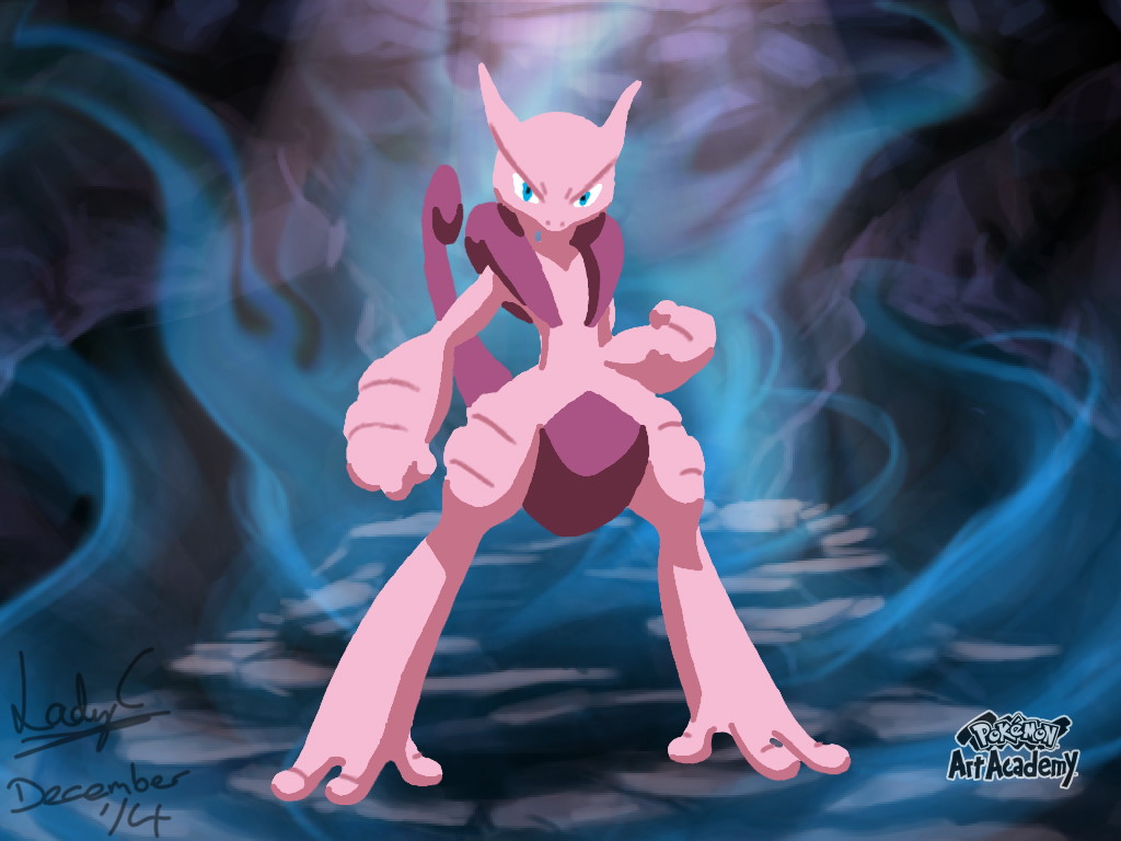 Pokemon Art Academy - Mega Mewtwo Y by LadyCharizard on DeviantArt