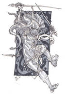 medusa grayscale