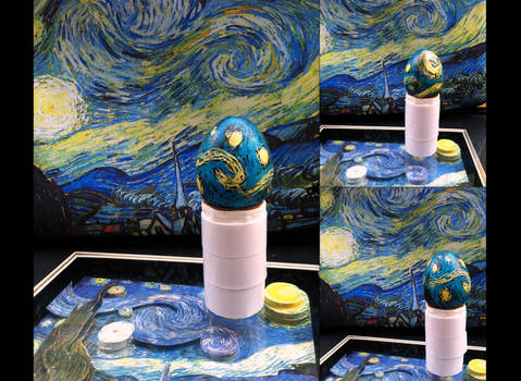 Starry Night Pysanky