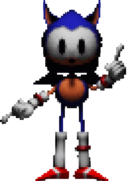 Rewrite Sonic but he's staring into your soul by McCoolMrCool on DeviantArt