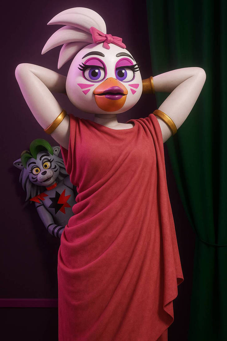 Glamrock Chica X Roxanne Wolf by SirFlopsAlot94 on DeviantArt