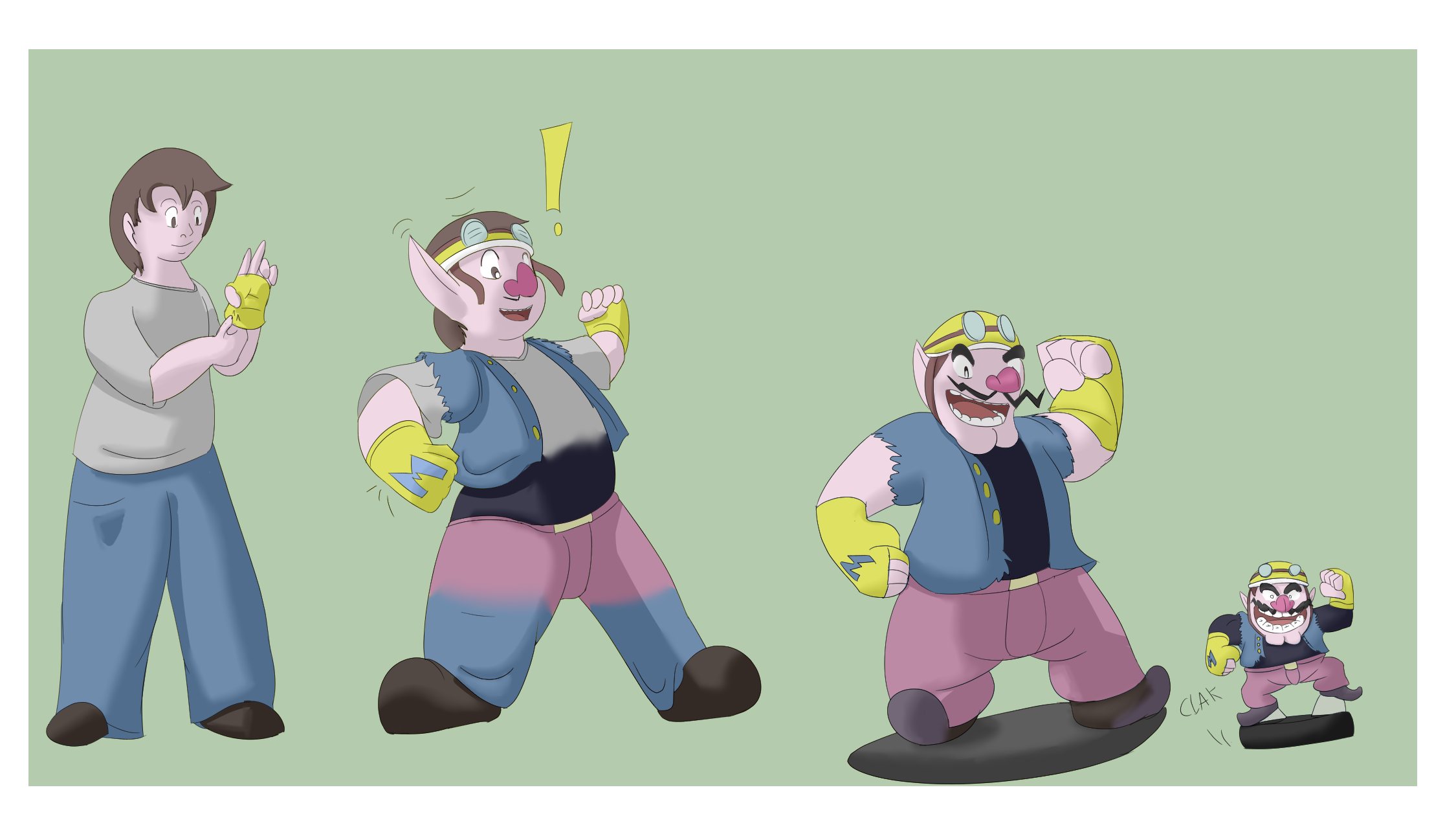 Wario amiibo TF