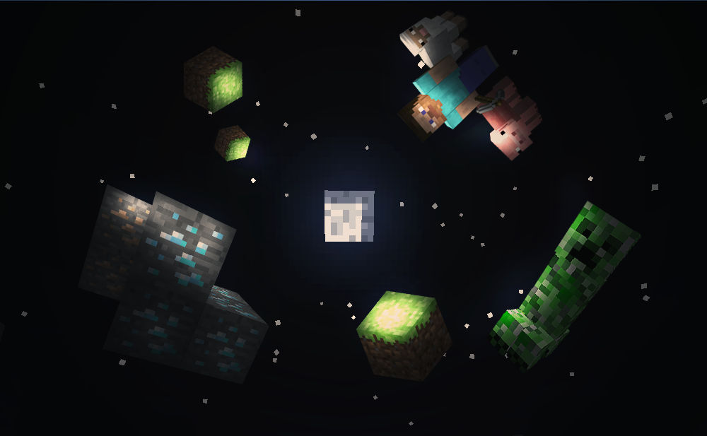 Minecraft Spac Minecraft Space by MikasDA on DeviantArt