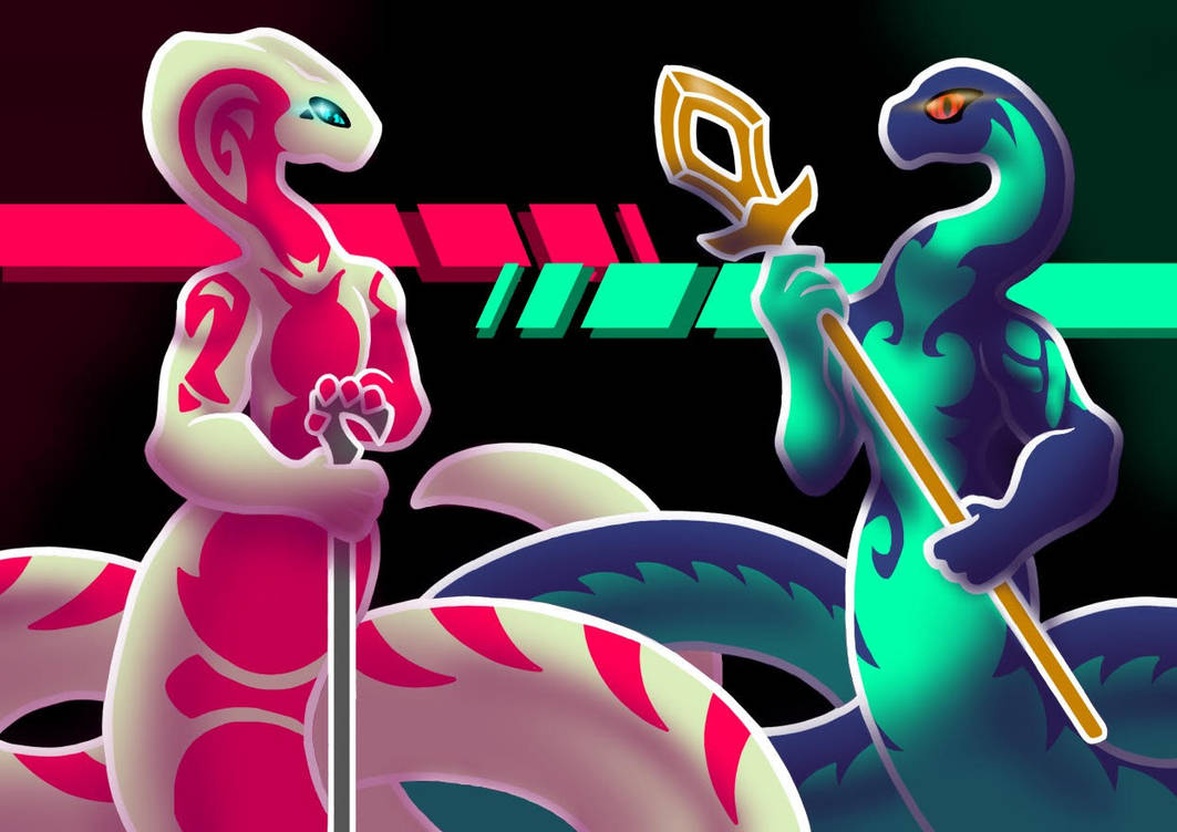 Deviantart Snake Crystal Snakes by NorthCapra on DeviantArt