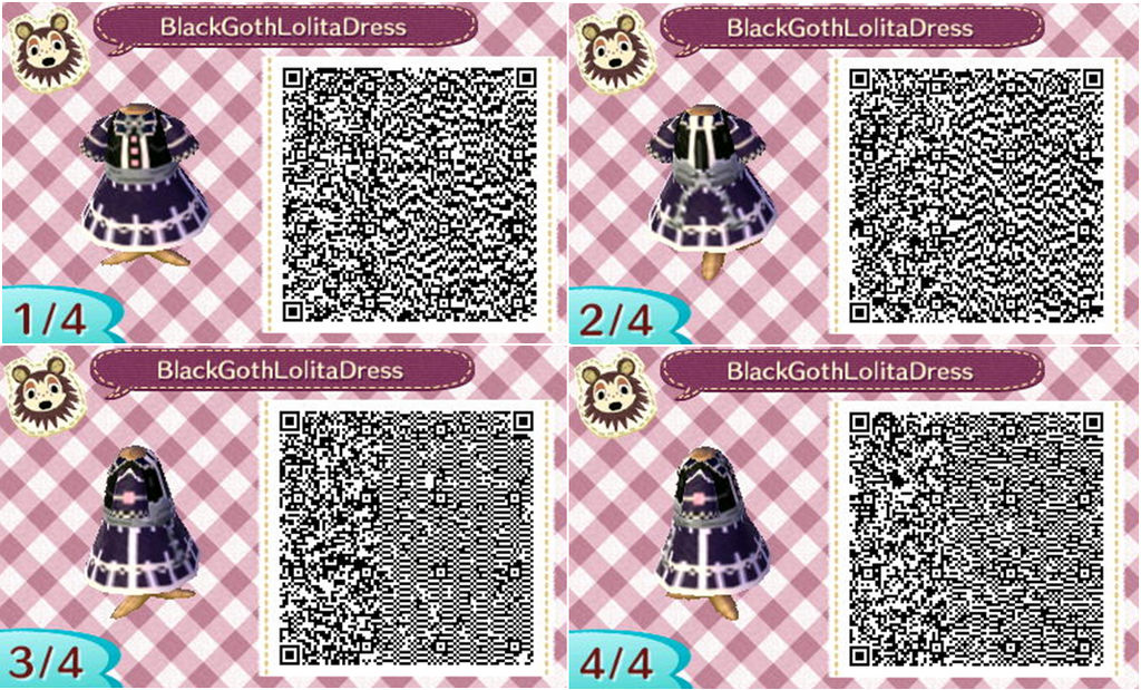 animal crossing black dress Animal Crossing New Leaf