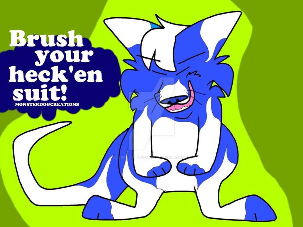 Pocari Roo Draw Brush your heck'en suit - pocari roo FANART by Azurehowllovingirl on ...