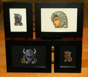 FFIV Cecil cross-stitch composite