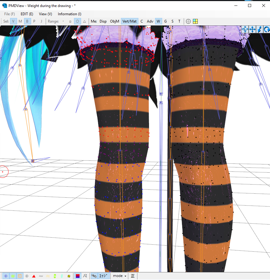 Rigging legs in MMD by ley-line-walker on DeviantArt