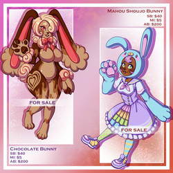 Bunny-Themed Adopts [OPEN - 2 left!] by TheRabbitFollower
