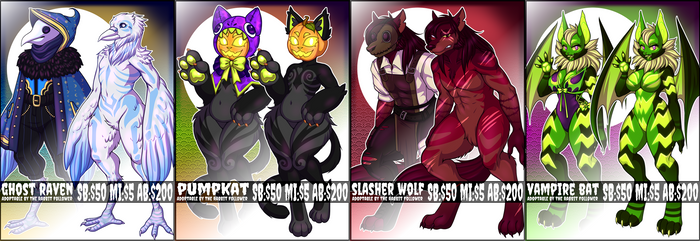 [OPEN - 3 LEFT] Spooky n' Sweet Adopts pt.2