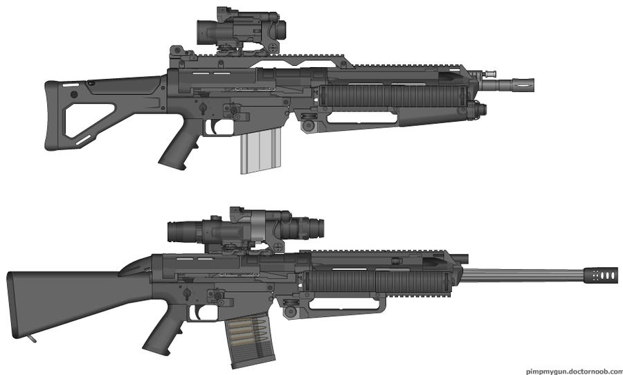 Mars-class assult rifle and sniper rifle by Eclipsepheonix on DeviantArt