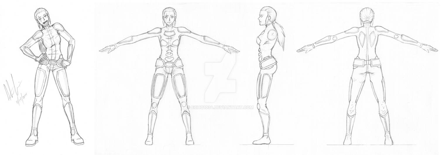 Character Design/Model Sheet - Alex by Echo1034 on DeviantArt