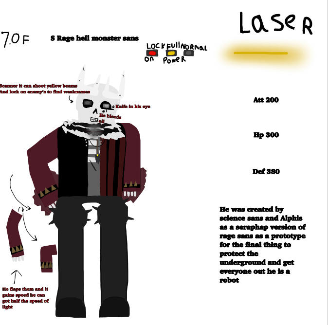 S rage monster sans by Kujojotrao4all on DeviantArt