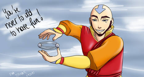 Avatar Aang - You're never to old to have fun!!