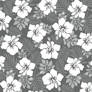 FLORAL WALLPAPER GRAY