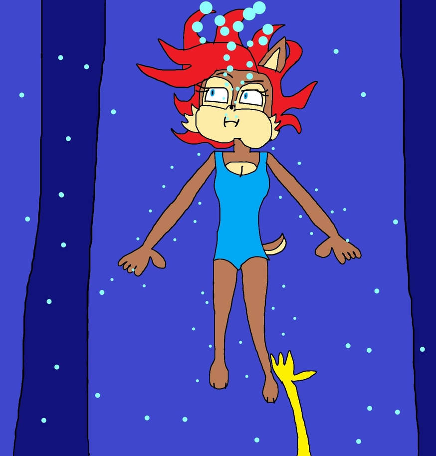 Sallys dive into the megapool by BIGD0127 on DeviantArt
