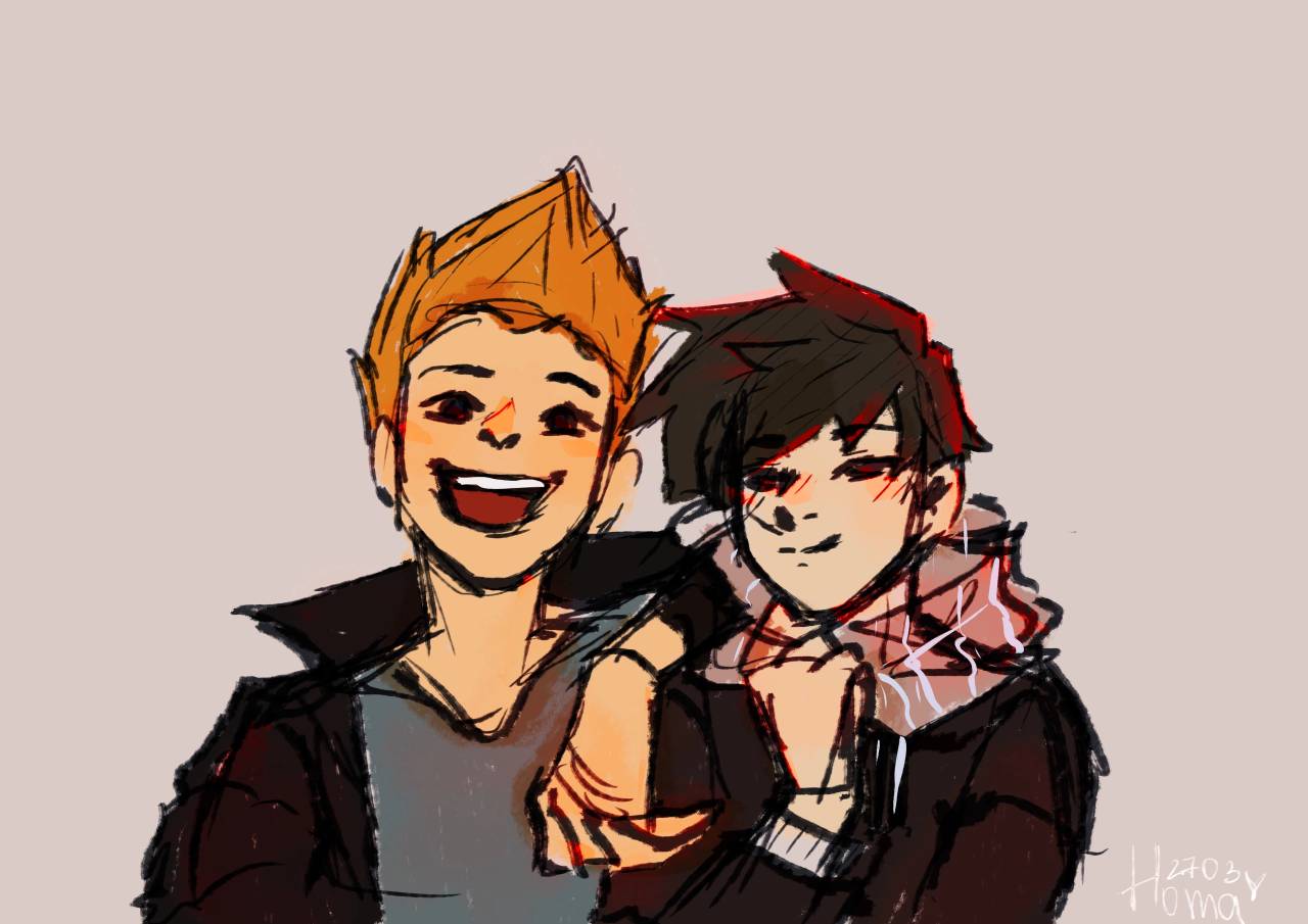 Kageyama Ritsu and Suzuki Sho by Homa27 on DeviantArt