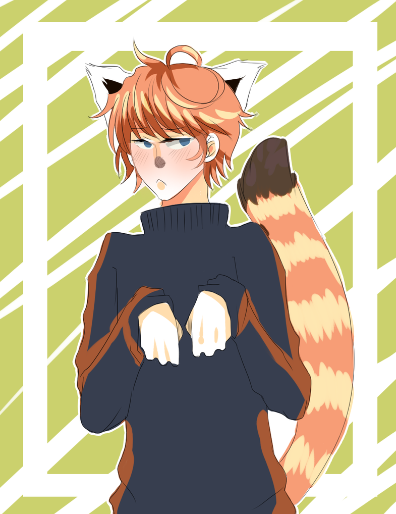 Red Rune Panda by myneea on DeviantArt