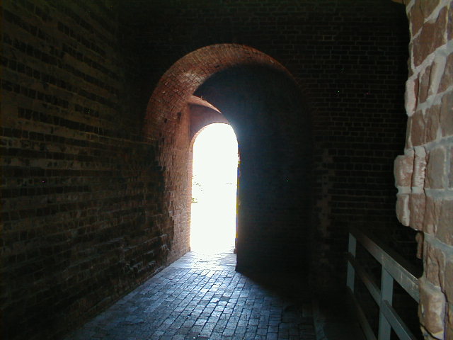 passage at the fort