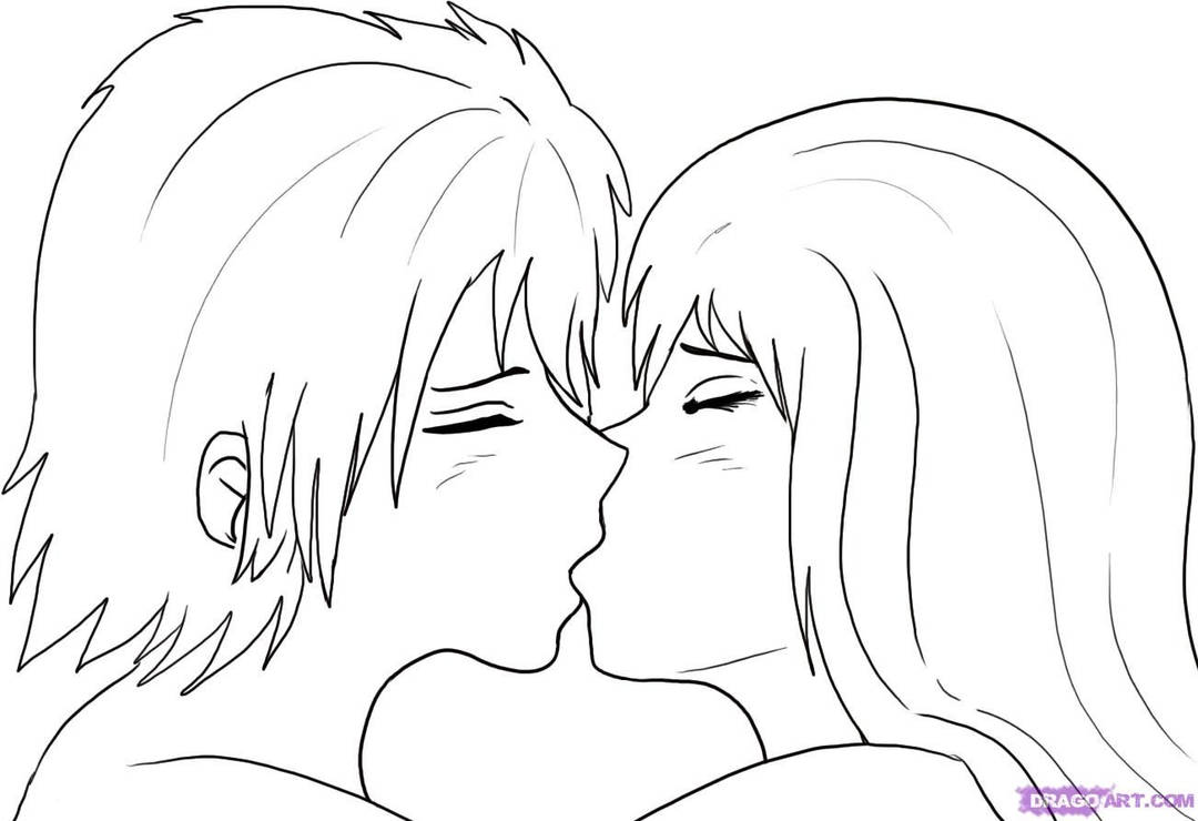 Romantic couple base Line art by MagentaButterfly123 on DeviantArt