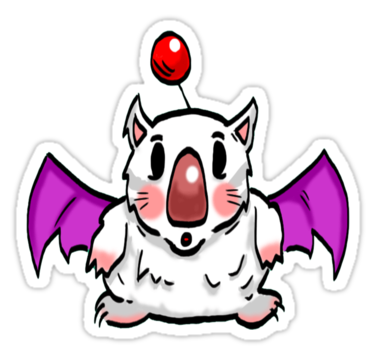 Moogle Sticker! by Phenzyart on DeviantArt