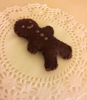 Gingerbread man cookie