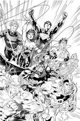 Justice League New DC inks