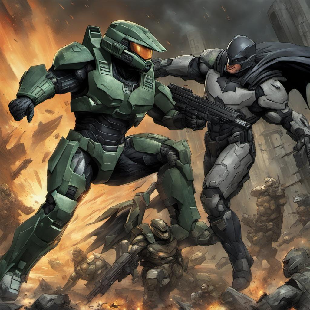 Master chief vs Batman by Jon117mc on DeviantArt